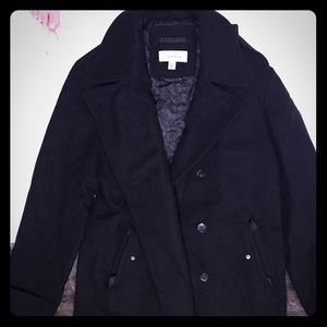 Men’s Calvin Klein Pea Coat - black size medium